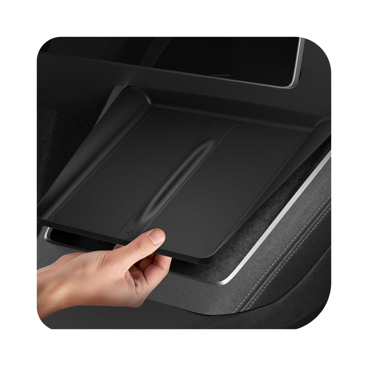 Spigen Tesla Model Y Juniper (Nur Premium & Performance 2025 2026) Mittelkonsole Abdeckung für Kabel