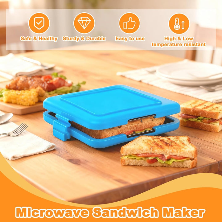 Microwave Toastie Maker Sandwichmaker, Mikrowellen Sandwich Toaster Sandwichtoaster, Geschirrspüler