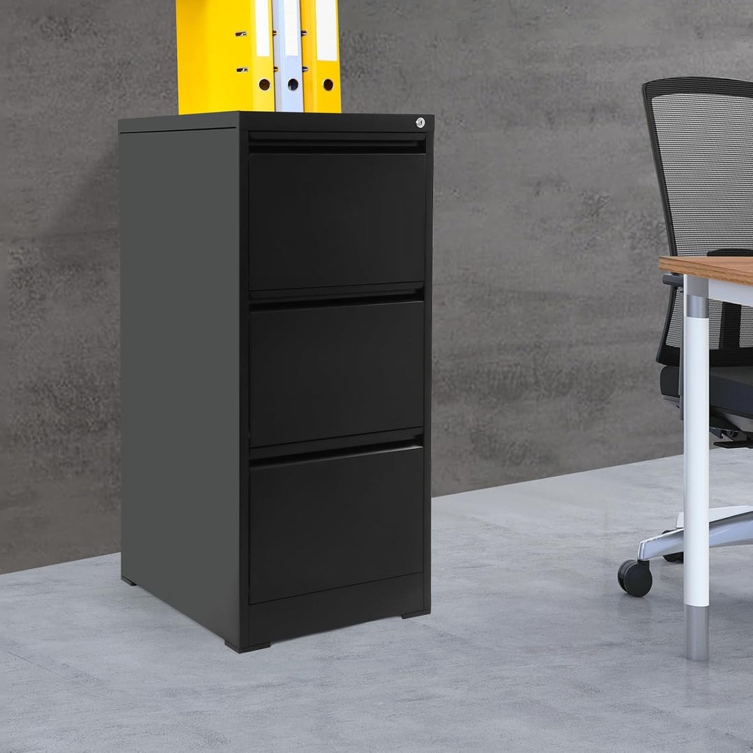 Hängeregisterschrank Aktenschrank Hängeregister Büroschrank 3 Schubladen Abschliessbar Modern Homeof