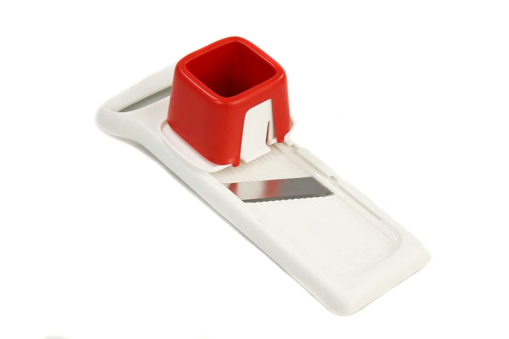 TUPPERWARE Chef SpeedyMando weiss-rot Reibe Mandolino Küchenstar