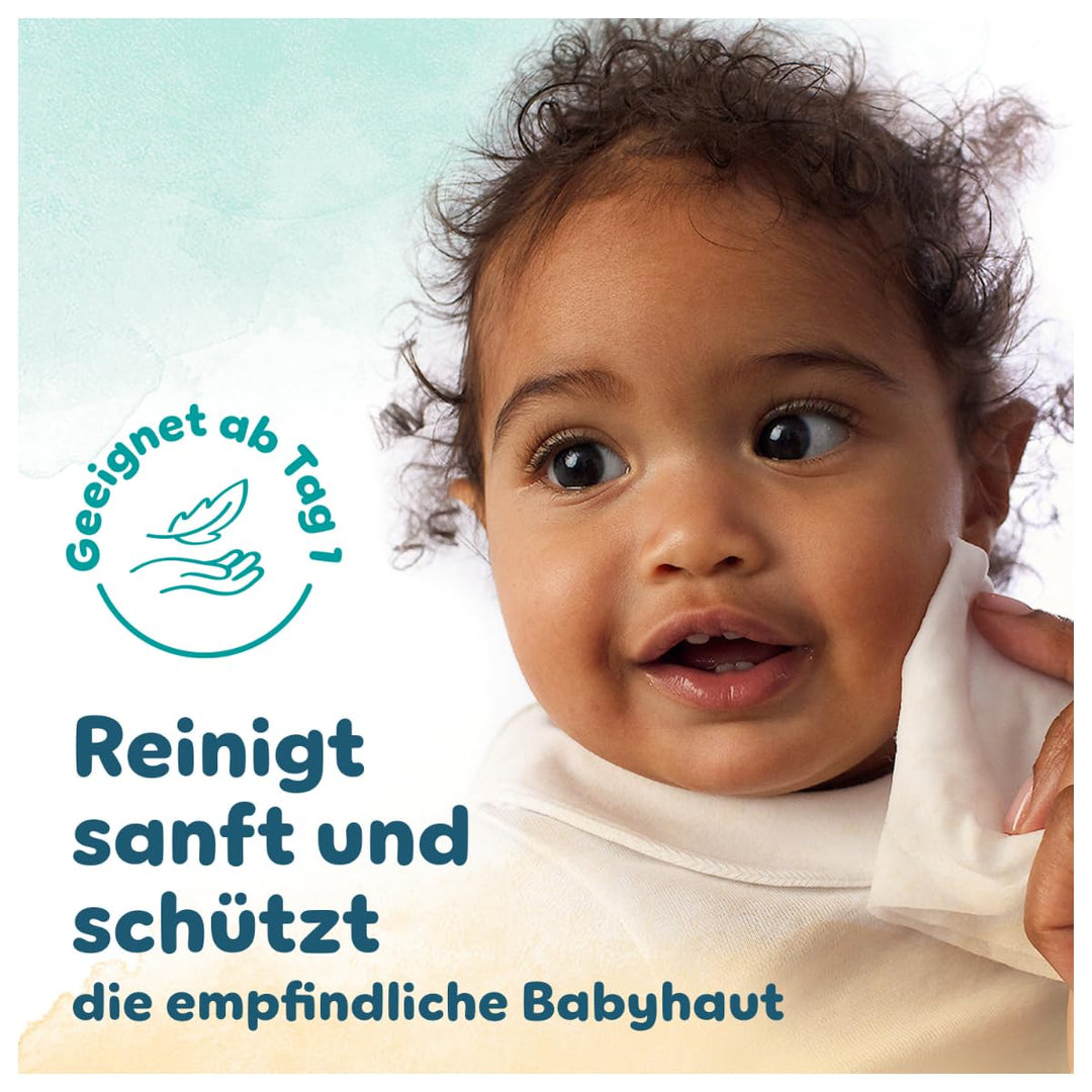 Pampers Harmonie New Baby Feuchttücher, Calendula (24 x 44 stück), den natürlichen pH-Wert der Haut