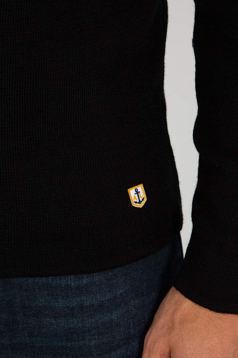 Armor Lux Herren Pullover S Schwarz (Noir 010), S Schwarz (Noir 010)