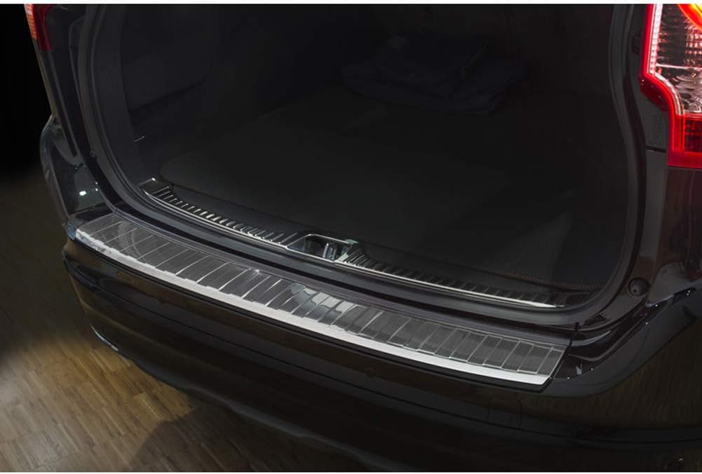 Avisa Edelstahl Heckstossstangenschutz kompatibel mit Volvo XC60 2013-2016 'Ribs'