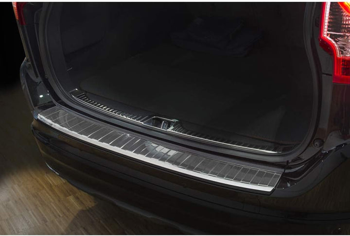 Avisa Edelstahl Heckstossstangenschutz kompatibel mit Volvo XC60 2013-2016 'Ribs'