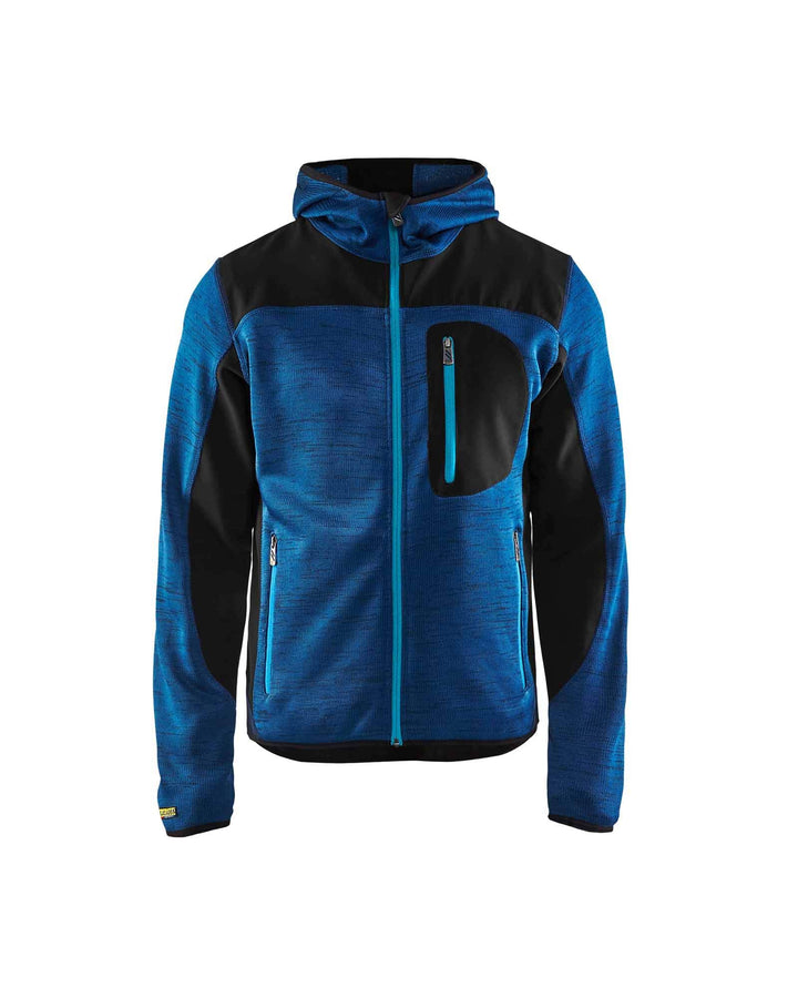 Strickjacke"4930" mit Softshell - BLAKLÄDER Marine M, Marine M