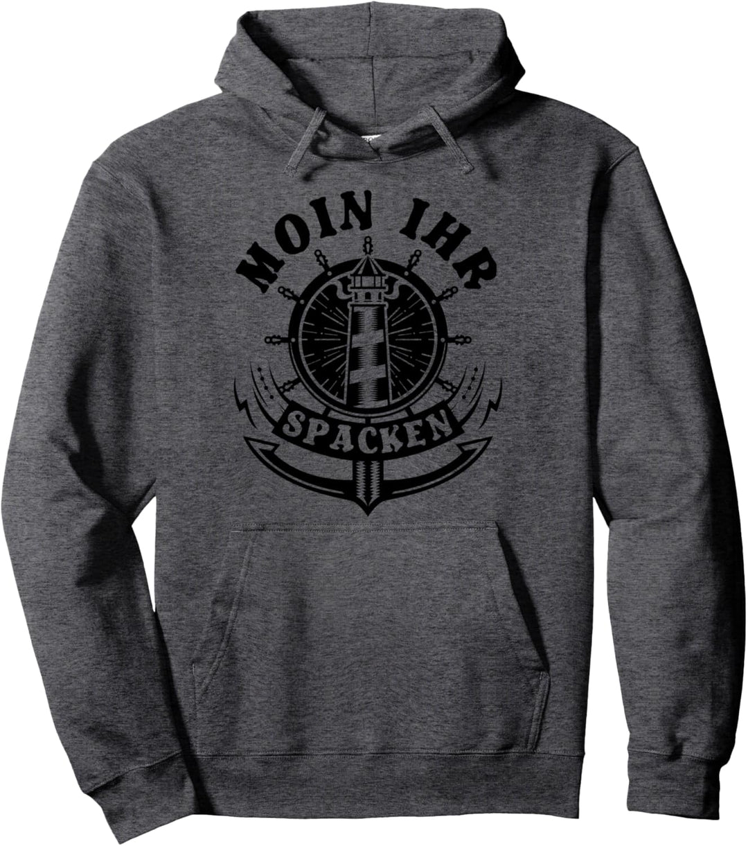 Moin Ihr Spacken Norden Anker Lustiger Plattdeutsch Spruch Pullover Hoodie