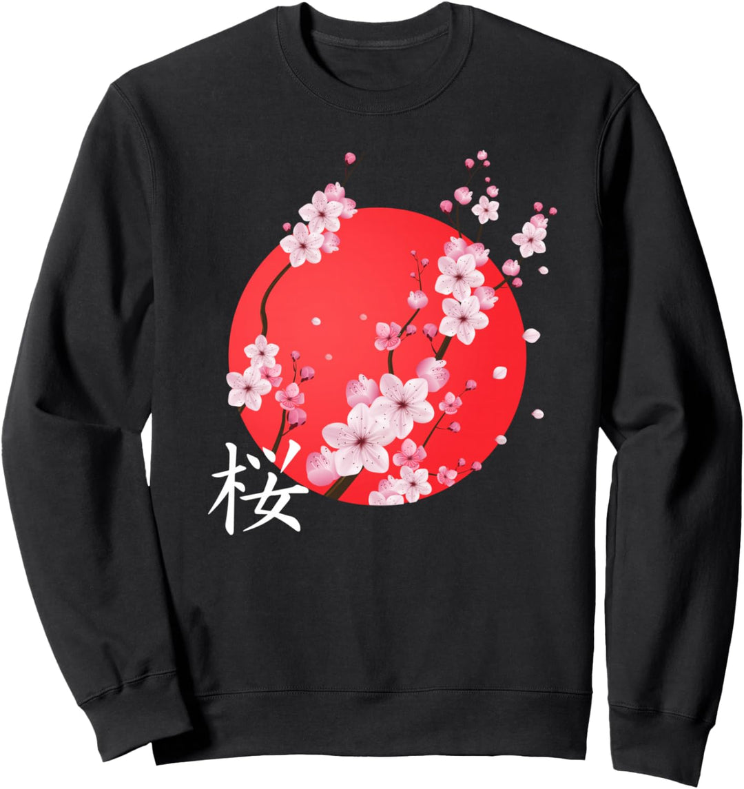 Cherry Blossom Hemd Sakura japanische Grafikkunst Sakura Sweatshirt