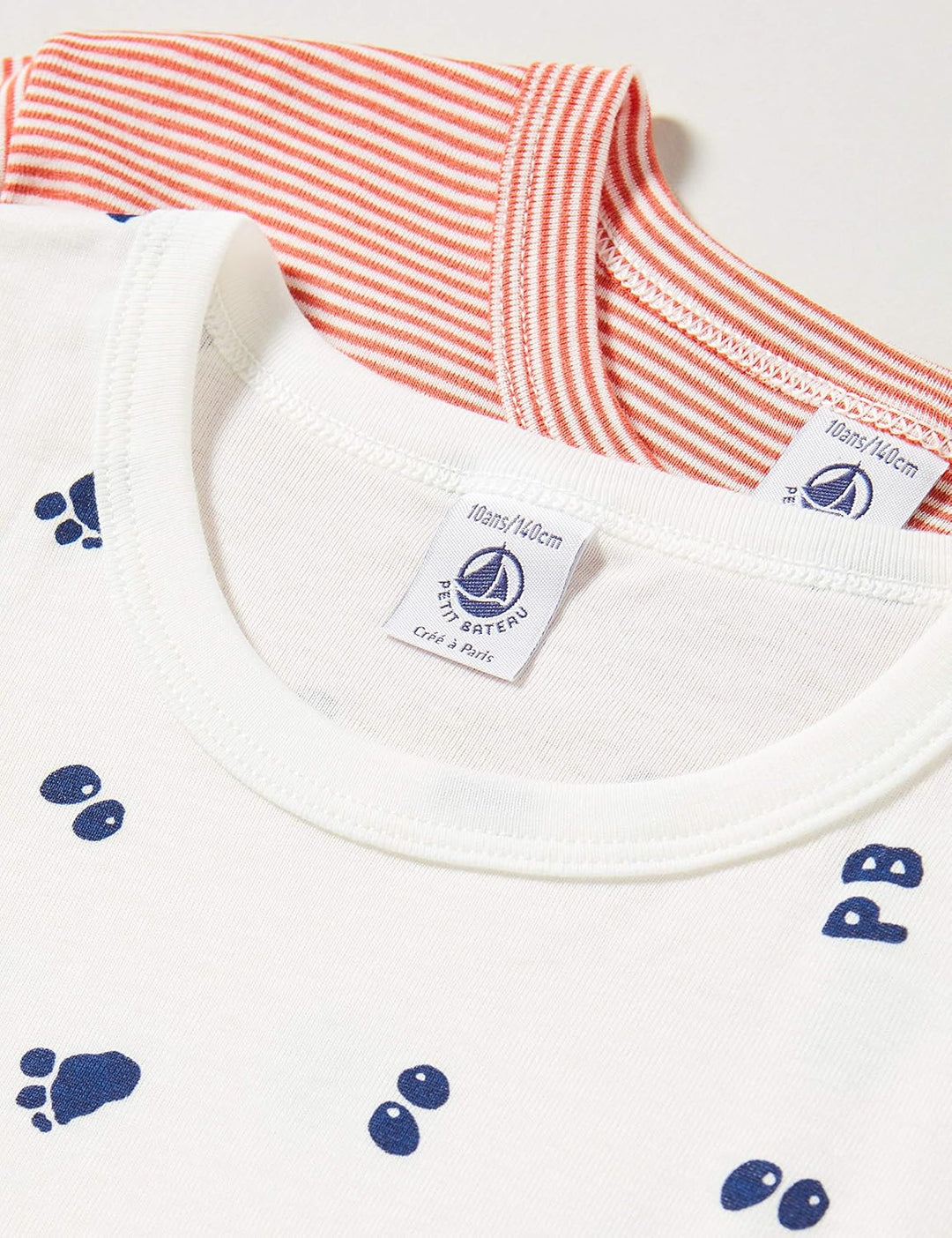 Petit Bateau Jungen Hemd 12 Jahre Marshmallow/Medieval + Oursin/Marshmallow, 12 Jahre Marshmallow/Me