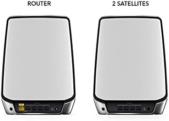 NETGEAR Orbi WiFi 6 Mesh WLAN System (RBK853) | Triband Mesh, Router mit 2x Satelliten | WLAN-Abdeck