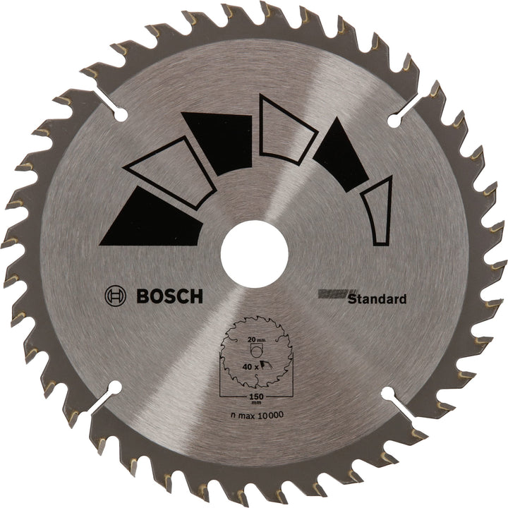 Bosch 2609256807 DIY Kreissägeblatt Basic 150 x 2.2 x 20/16,Z40, 150 x 2.2 x 20/16,Z40