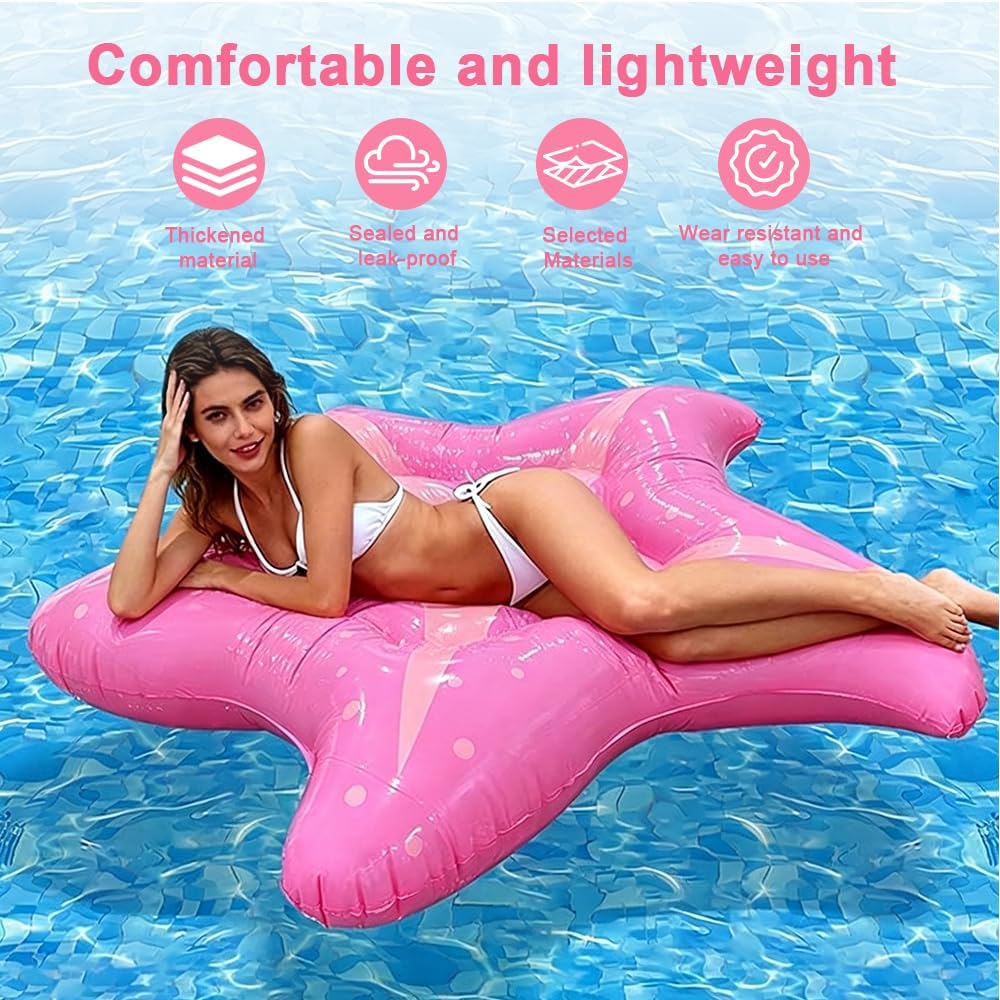 Aufblasbare Wasser Luftmatratze Pool 165x75cm, Hängematte Pool Spielzeug, Aufblasbarer Luftmatratze