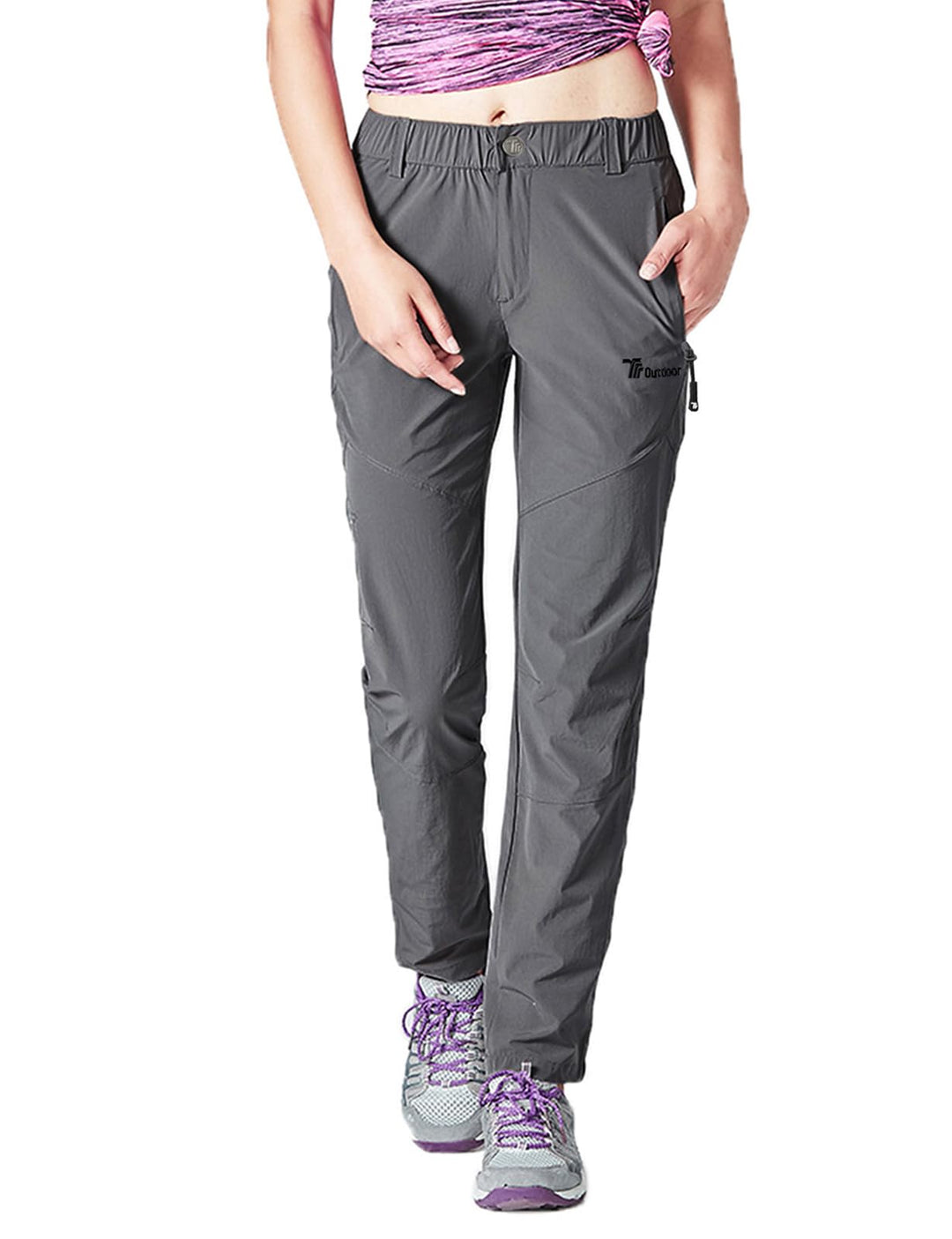 Damen Outdoor Wanderhose Quick Dry Campinghose Ultraleichter Verschleissfester UV-Schutz Atmungsakti