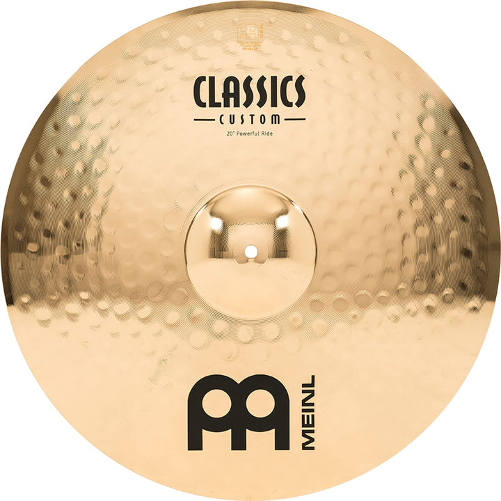 Meinl Cymbals Classics Custom Brilliant Powerful Ride 20 Zoll (Video) Schlagzeug Becken (50,80cm) B1
