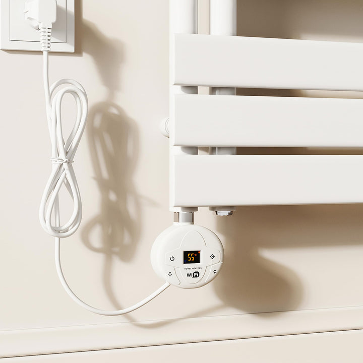 Heizstab mit Thermostat für Badheizkörper WiFi Programmierbare Elektroheizstab mit Temperaturregelun