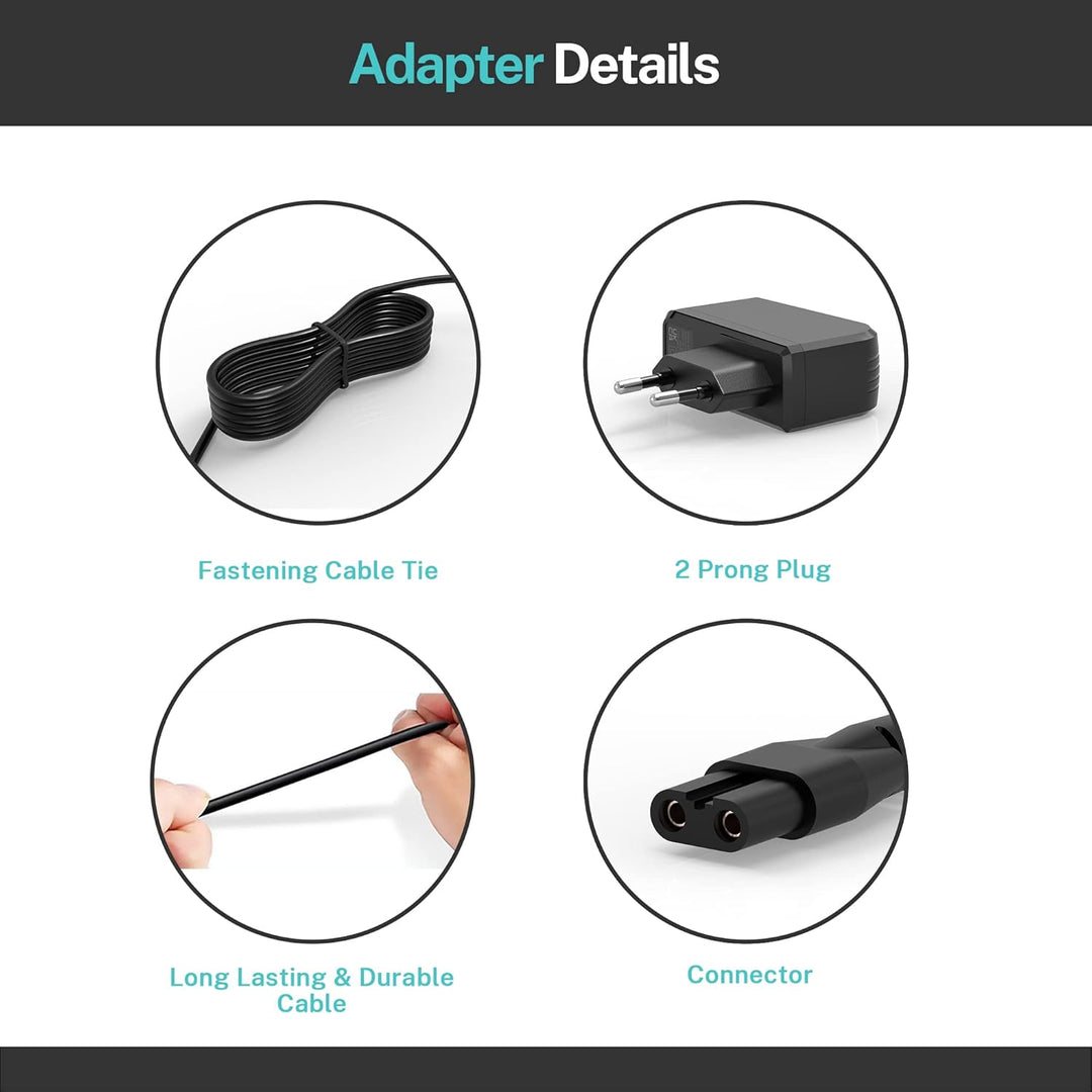 5V 1A Ladegerät passend für MANSCAPED Ladekabel Lawn Mower 2.0 3.0 Trimmer Rasierer Netzteil