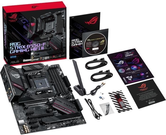 ROG Strix B550-F Gaming WI-FI II Mainboard Sockel AMD AM4 (AMD B550, ATX, PCIe 4.0, WiFi 6E, SATA 6G