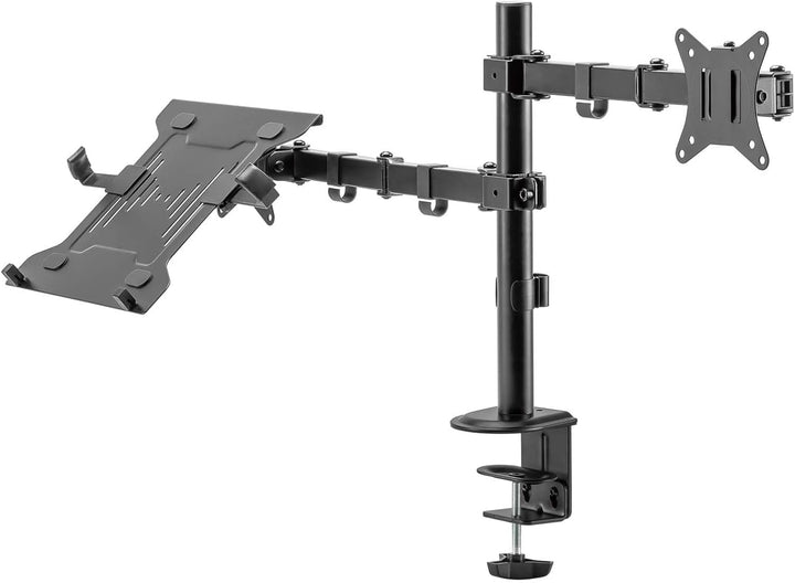 2in1 Halterung für Monitor und Laptop Monitorhalter und Notebookhalter VESA 75x75/100x100