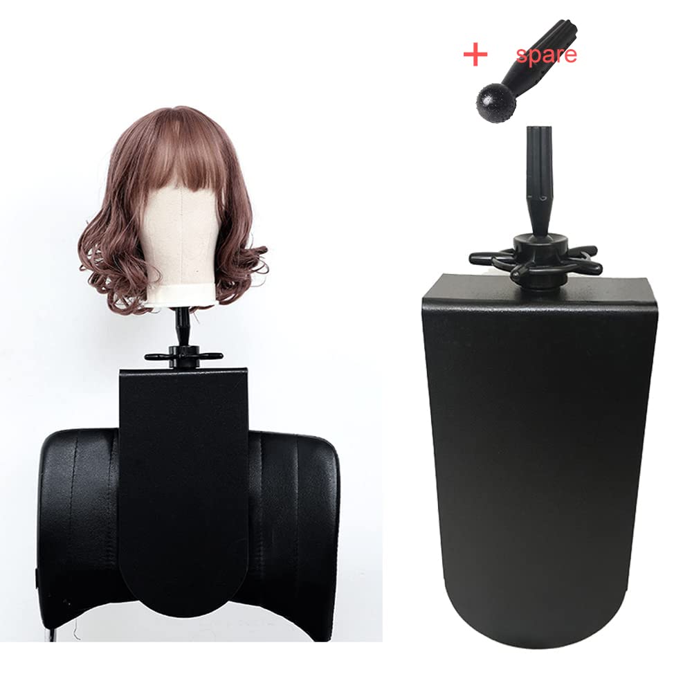 Stuhl-Mannequinkopf-Klemmständer mit Clip für Perücken und Übungskopf, robust und langlebig, verstel