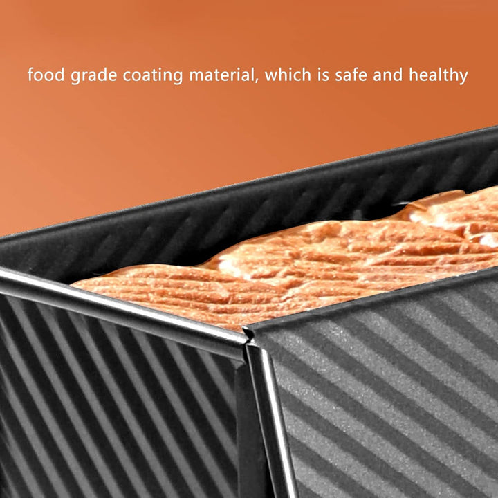 Brotbackformen mit Deckel Toastbrot Backform, Toast Brot Backform 2,2 Lb Teigkapazität Rechteckige L