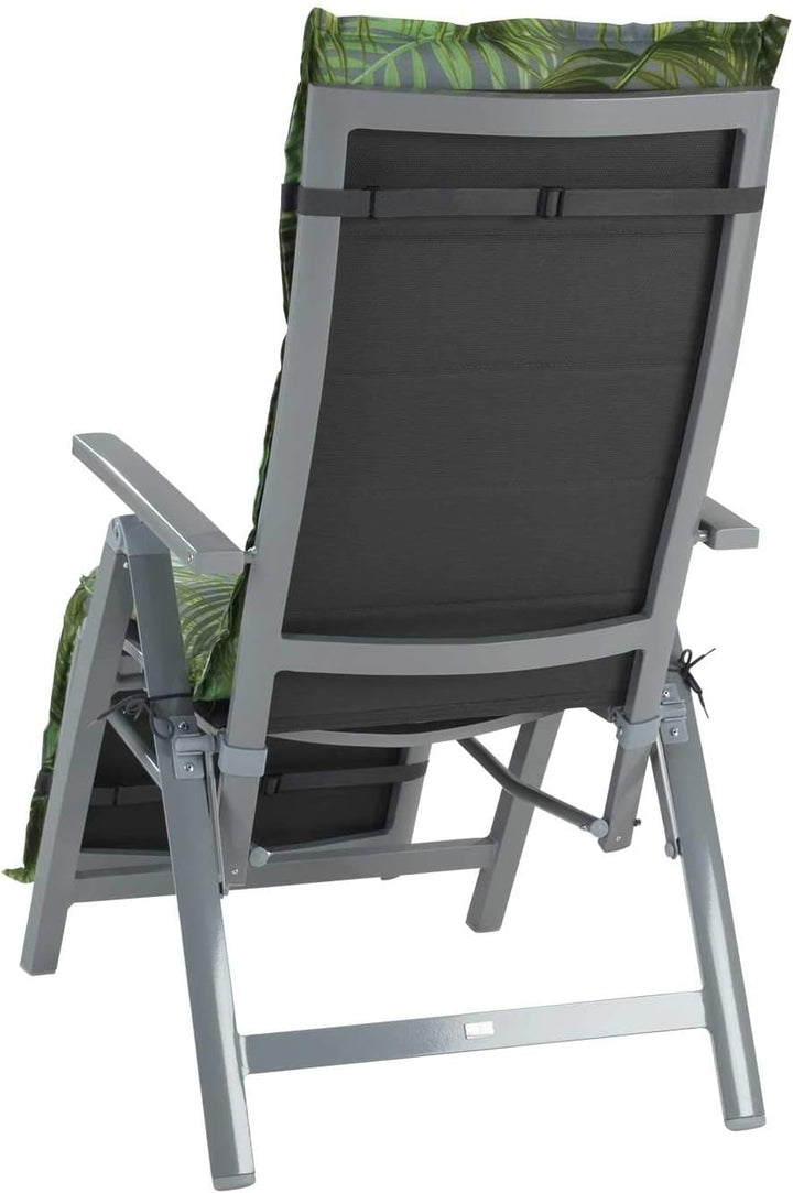 Relaxauflage Polsterauflage Gartenstuhlauflage | Grün | 50 x 170 cm | Baumwolle | Polyester