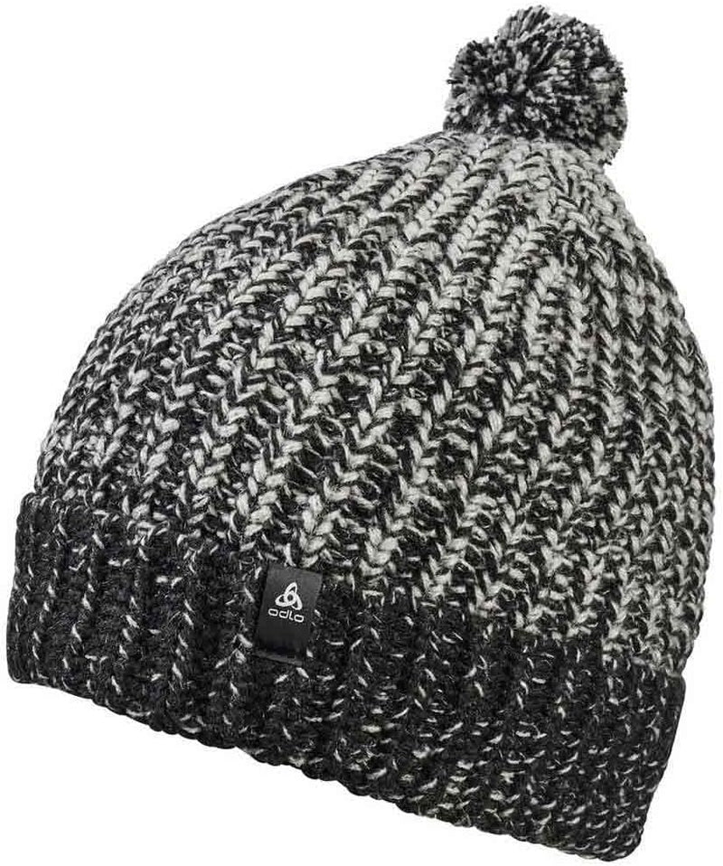 Odlo Unisex Mütze Hat Heavy Knit Einheitsgrösse black - odlo concrete grey, Einheitsgrösse black - o