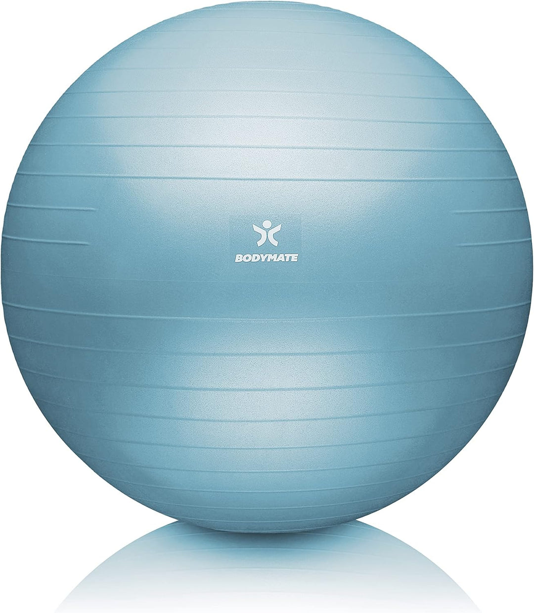 BODYMATE Gymnastikball Sitzball Trainingsball mit GRATIS E-Book inkl. Luft-Pumpe, Ball für Fitness,