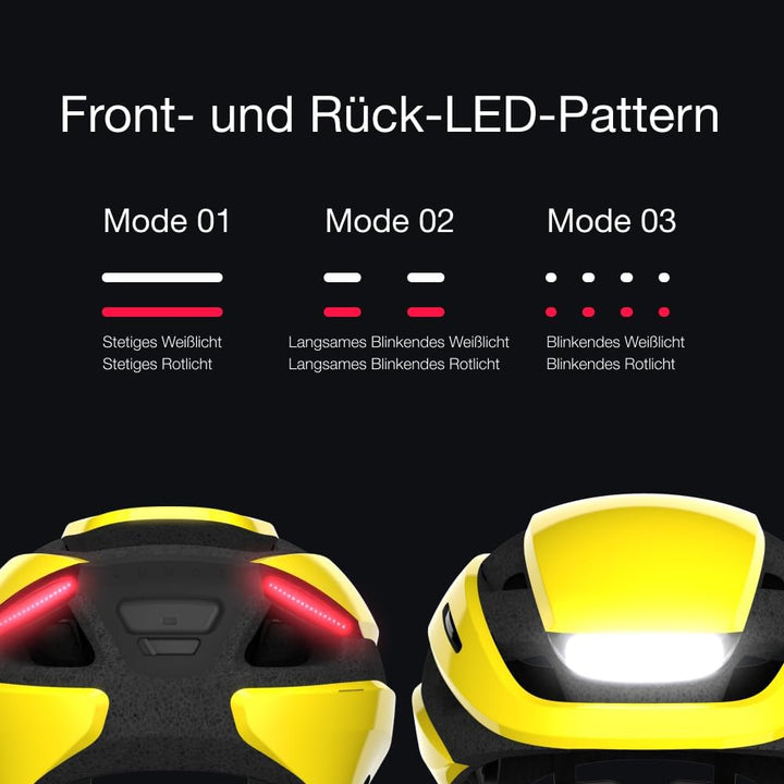 Lumos Ultra Smart-Helm | Fahrradhelm | Vorder- und Rücklicht (LED) | Blinker | Bremslichter | Blueto