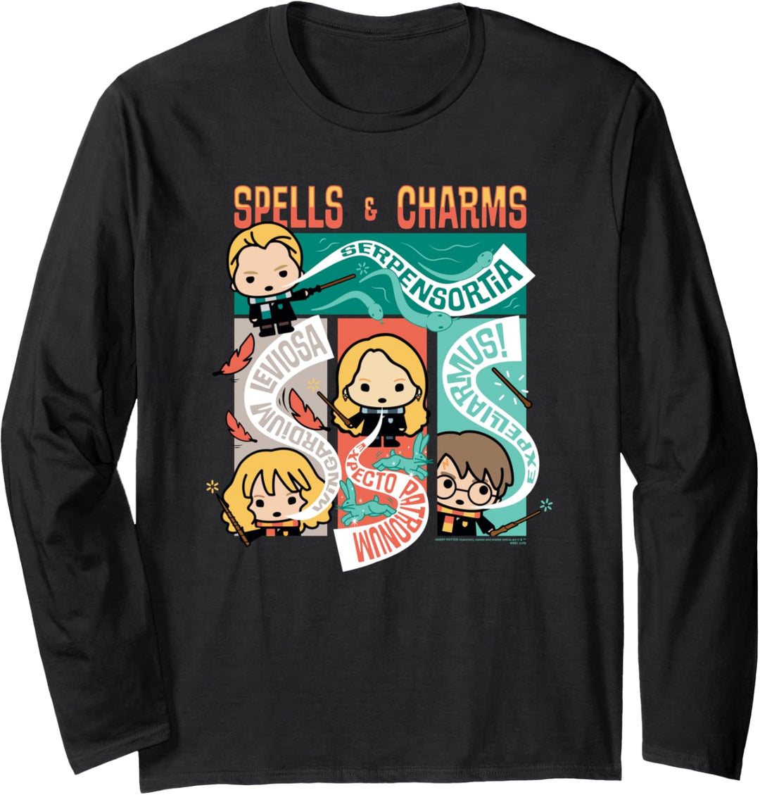 Harry Potter Spells & Charms Langarmshirt