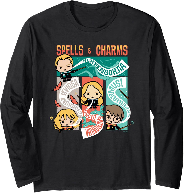 Harry Potter Spells & Charms Langarmshirt