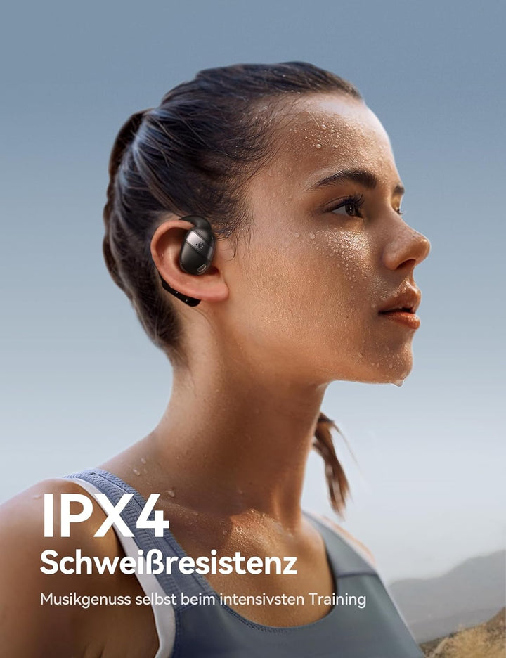 JOYROOM Open Ear Kopfhörer, Bluetooth 5.4 Kopfhörer Kabellos mit LED Digitaldisplay, Ultra-Komfort,