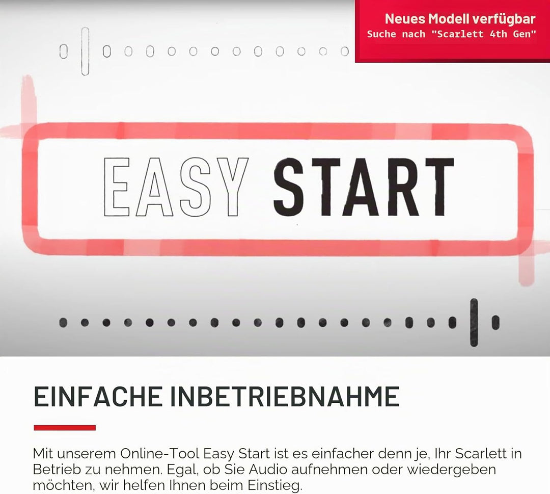Focusrite Scarlett 2i2 3. Gen USB-Audio-Interface für Aufnahmen, Komposition, Streaming – High-Fidel
