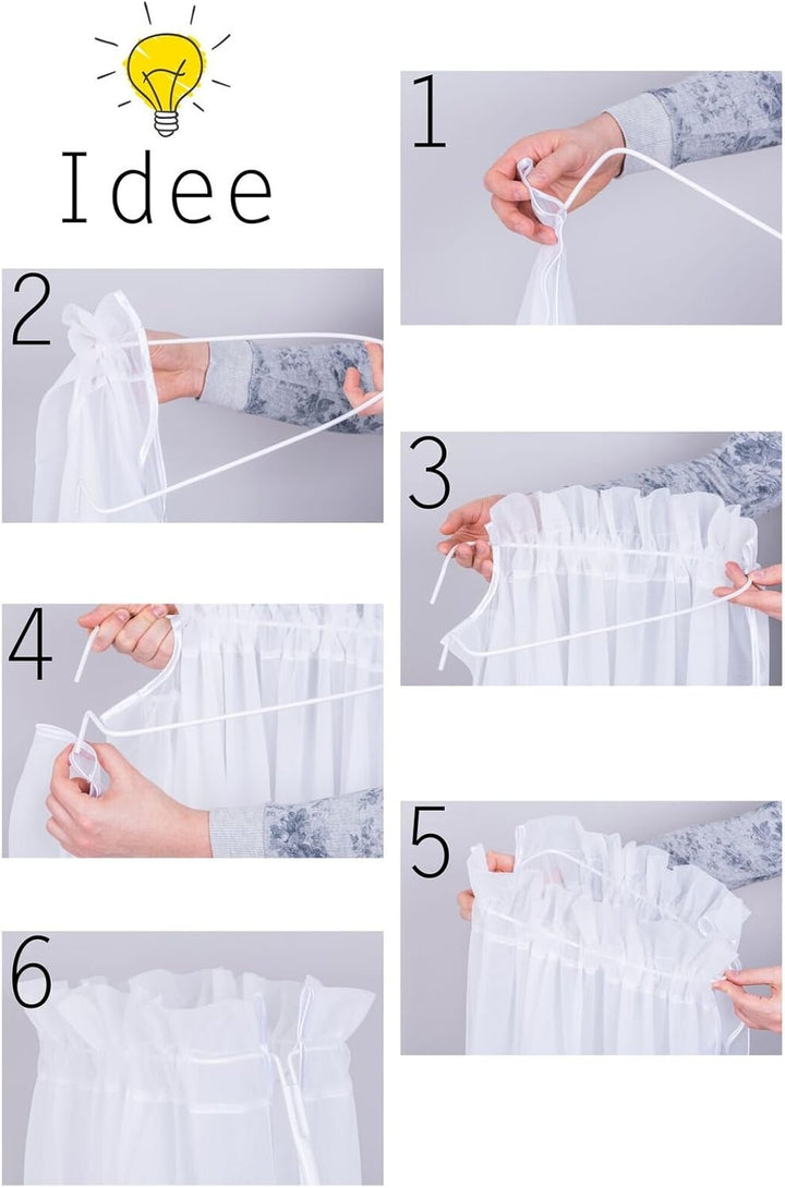 Amilian Baldachin für Babybett, Vollstoffhimmel 100% Baumwolle (Made in EU) Betthimmel für Baby Zimm