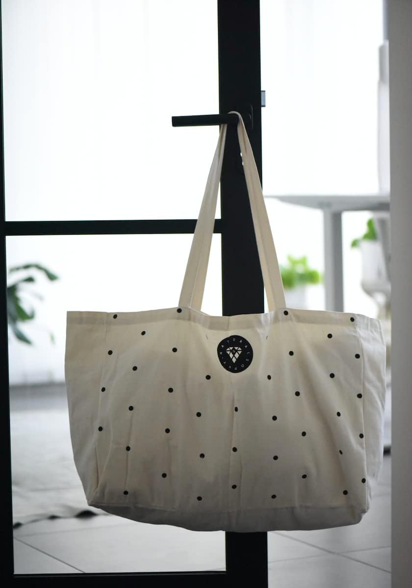 Bag Shopper/Strandtasche/Wickeltasche riesige Reisetasche mit 6 Innenfächer, leicht, 60cm x 40cmx 30