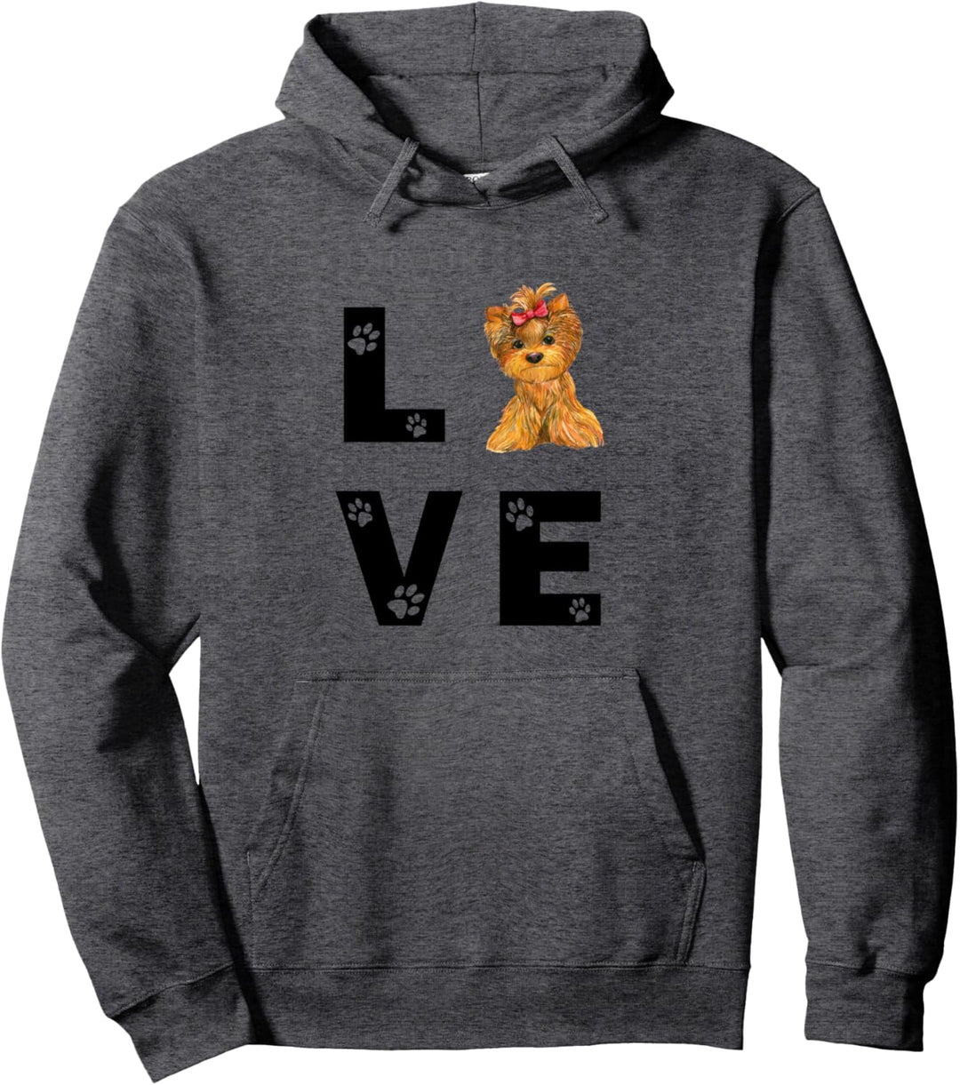 YORKSHIRE TERRIER Hund YORKIE Love Hundebesitzer Geschenk Pullover Hoodie