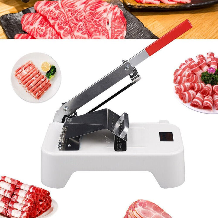 Manueller Fleischschneider 20 cm für Rindfleisch Mutton Rolle Speck Käse Gemüse Hotpot