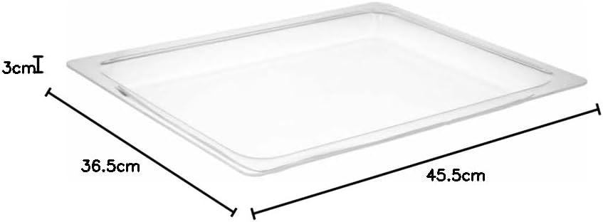 LUTH Premium Profi Parts Glasbackschale 455X365mm kompatibel mit Gaggenau 00468419 für Backofen