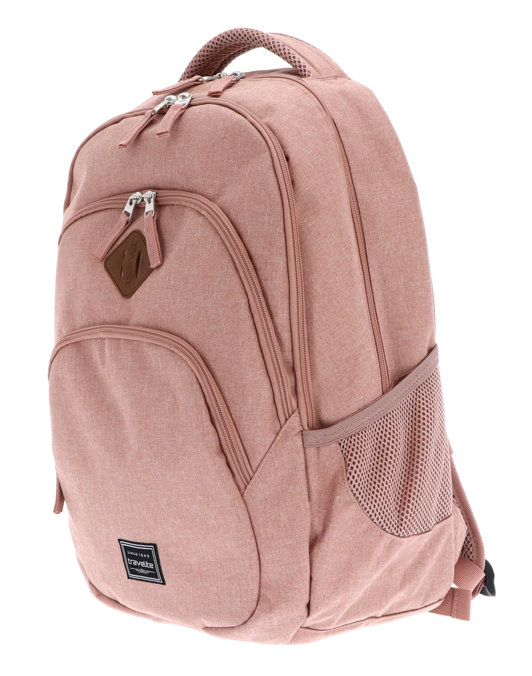 Travelite Handgepäck Rucksack, Laptop Rucksack 15,6 Zoll, BASICS, Daypack, Tagesrucksack mit vielen