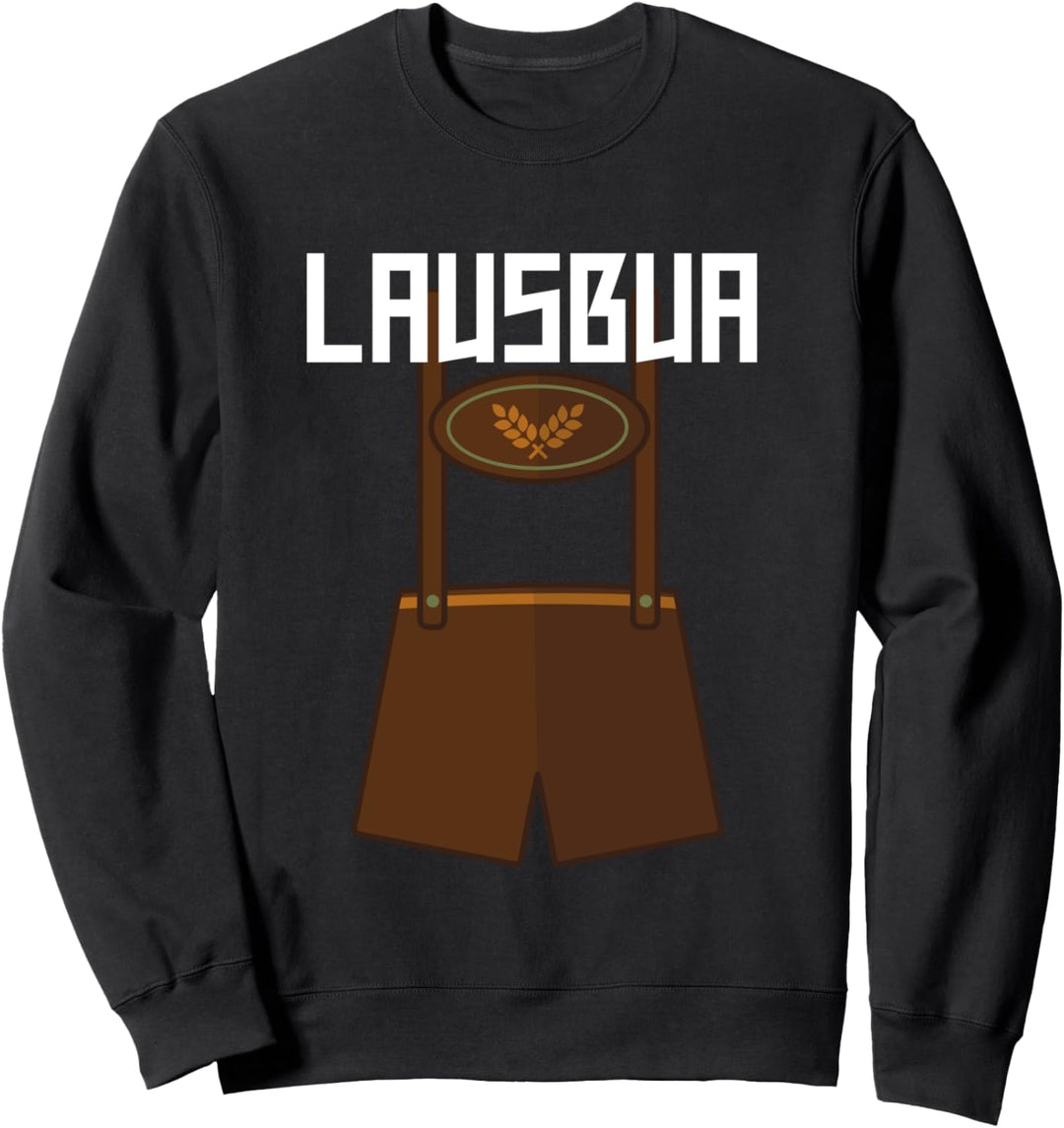 Lausbua Mit Lederhose Lustiges Bayern Tirol Oktoberfest Bier Sweatshirt