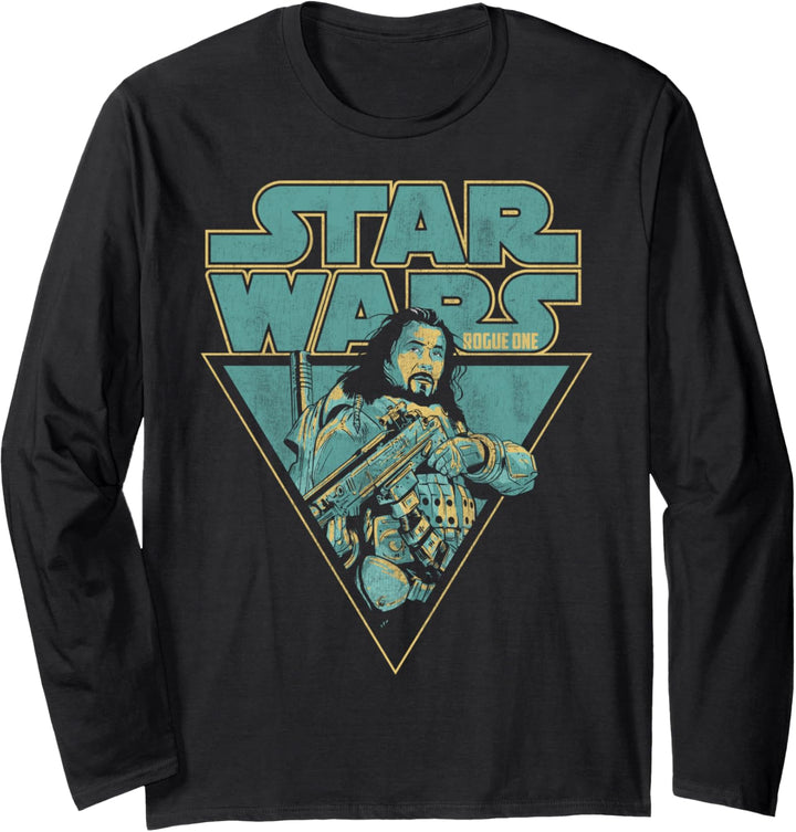 Star Wars Rogue One Green Baze Triangle Langarmshirt