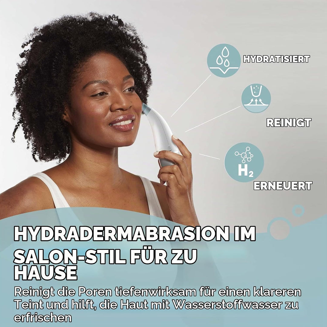 HoMedics Refresh Hydradermabrasion Cleanser - Mitesser-Entferner &amp; Akne-Behandlung Werkzeug, Vakuum-
