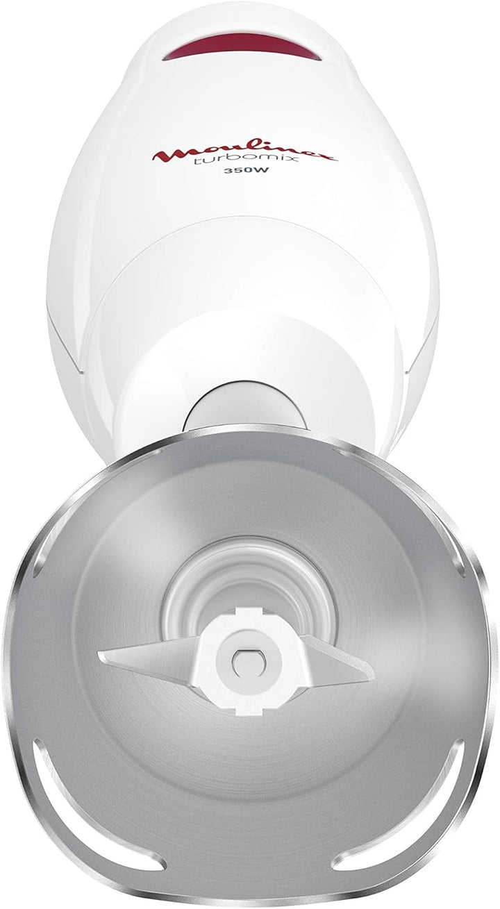 Moulinex Turbomix+ Stabmixer DD1211 | 350 W | 1 Geschwindigkeit | Ergonomischer Griff | Fuss aus Met
