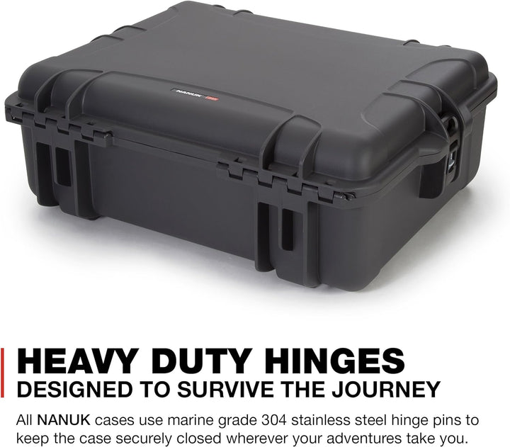 Nanuk 945 Wasserdichter Hartschalenkoffer leer - Graphit Graphit Hartschale, Graphit Hartschale