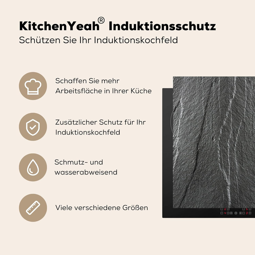 KitchenYeah© Herdabdeckplatte Einteilig Herdabdeckung Abdeckplatte für Ceranfeld Abdeckung Induktion