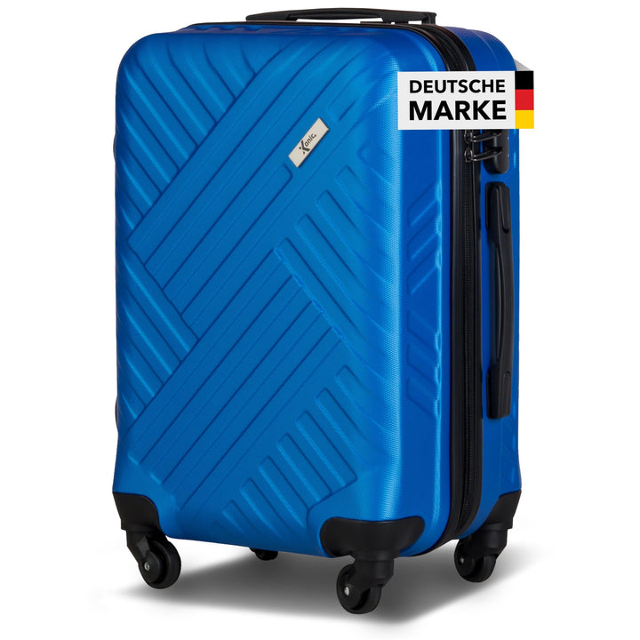 Xonic Design Reisekoffer - ABS Hartschalen Koffer mit 360° Leichtlauf-Rollen - hochwertiger Trolley