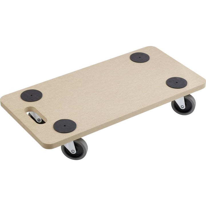 Metafranc Transportroller 590 x 290 mm - 200 kg Tragkraft - MDF-Platte - TPE-Räder / Möbelroller / T
