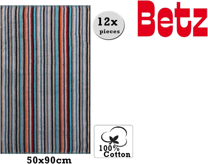 Betz 12er Set Küchentücher Geschirrtuch Handtuch 100% Baumwolle HELGOLAND Grösse 50 x 90 cm Grubentu