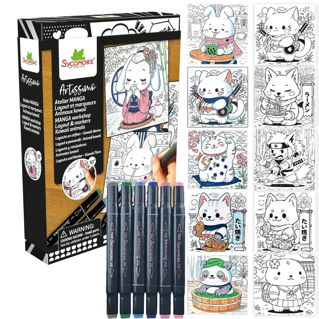 Au Sycomore Artissimo - PM Atelier Manga - Kawaii Tiere