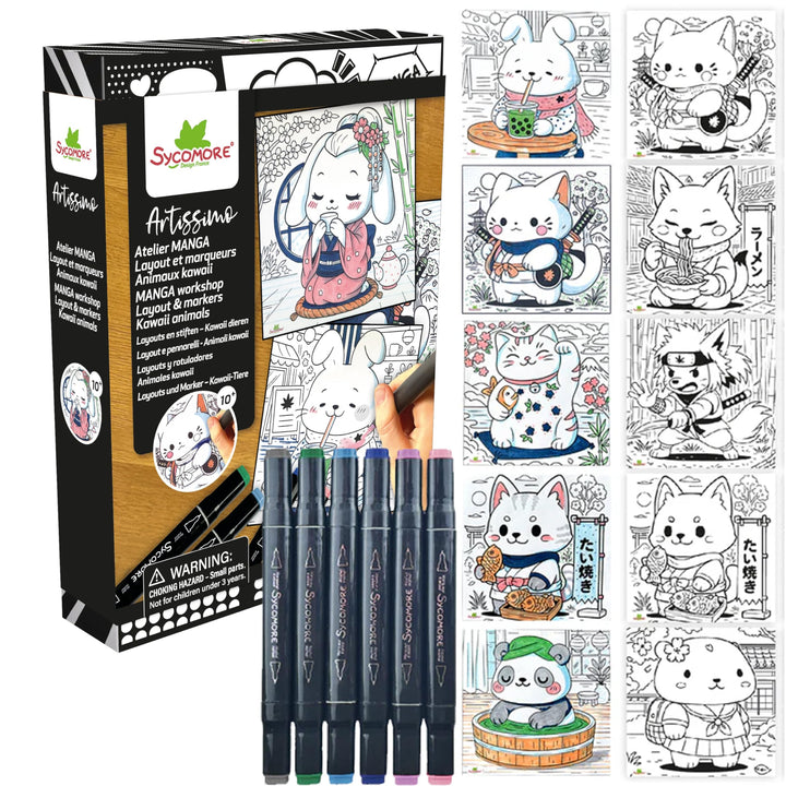 Au Sycomore Artissimo - PM Atelier Manga - Kawaii Tiere
