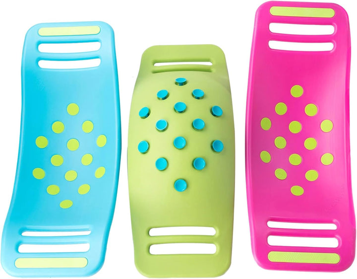 Fat Brain Teeter Popper, Wobble Balance Board, Balance Board with Popping Sounds, Kids Preschool Toy