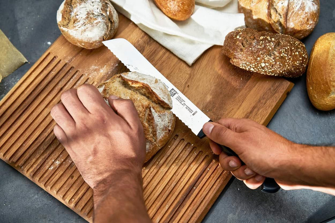 Zwilling 1002169 Brotmesser, Klingenlänge: 20 cm, Klingenblatt mit Wellenschliff, Rostfreier Spezial